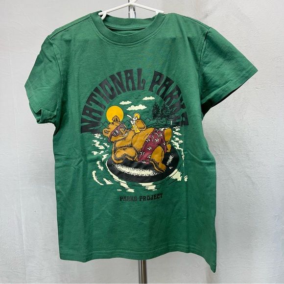 Parks Project Other - Parks Project Bear Float Youth Tee in Green medium